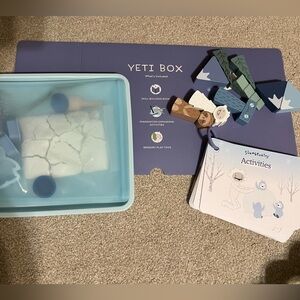Slumberkins kinspiration play box, yeti snow day